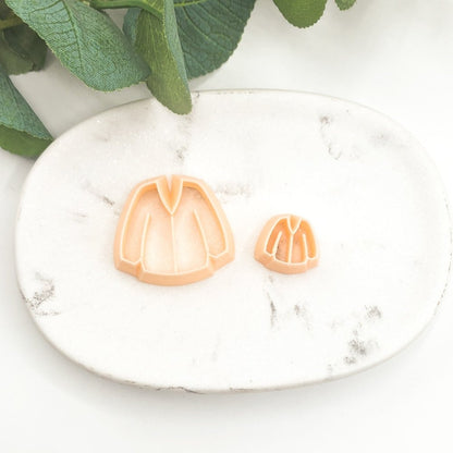 Cardigan Jacket Embossed Clay Cutter -