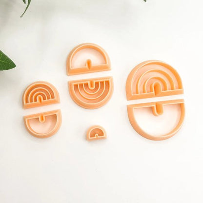 Chunk Arch Duo Set | Polymer Clay Cutter | Rainbow Set of Two -