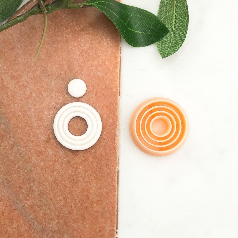 Circle Embossed Donut | Clay Cutter -