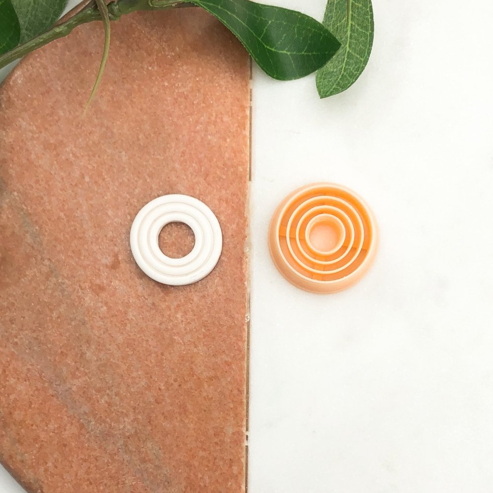 Circle Embossed Donut | Clay Cutter -