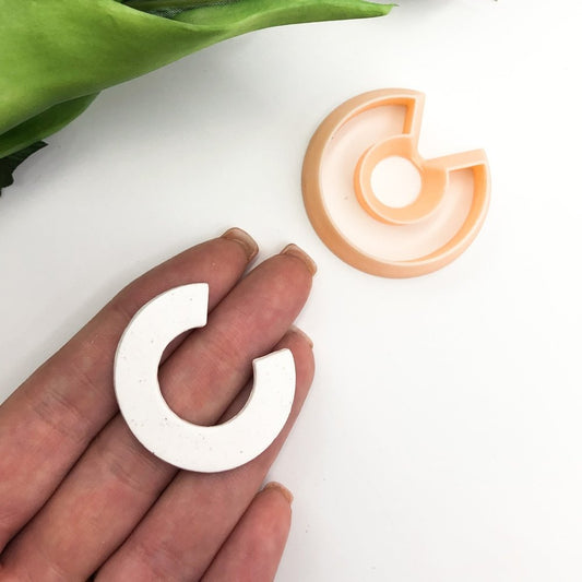 Circle Round Hoop Polymer Clay Cutter -