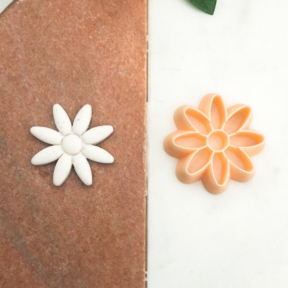 Daisy Embossed Clay Cutter | Flower -