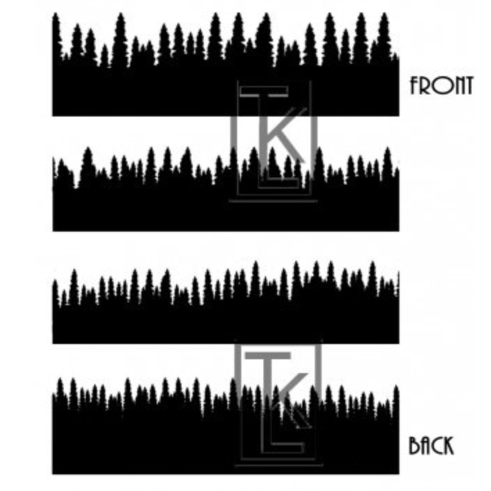 Deep Forest Layering Silkscreen -