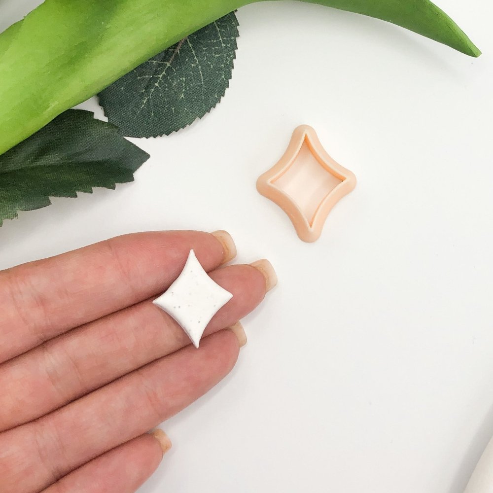 Diamond Concave Clay Cutter -