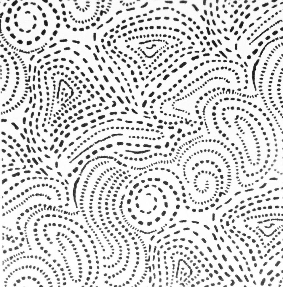 Dotted Lines Silkscreen | Swirls of Dots for Polymer Clay -