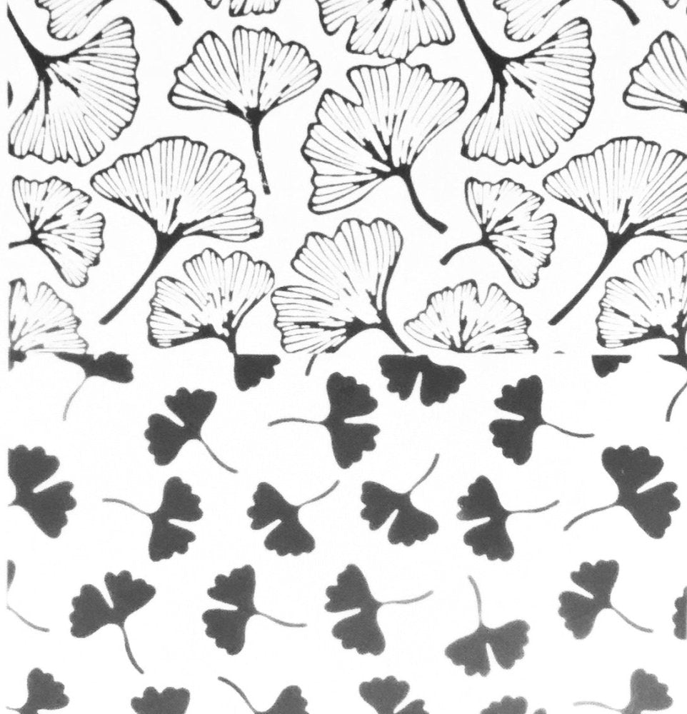 Ginkgo Leaf Duo Silkscreen Stencil | Ginko -
