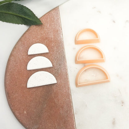 Half Circle Clay Cutter | Half Moon -