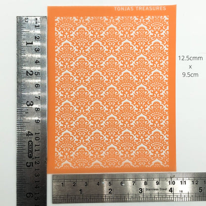 Hand-stitched Silkscreen Stencil Stitch Pattern -