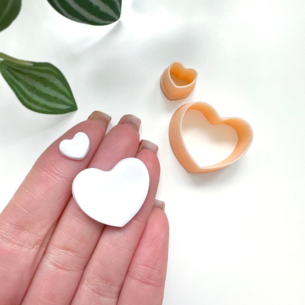 Heart Bubbled Clay Cutter | Valentines -