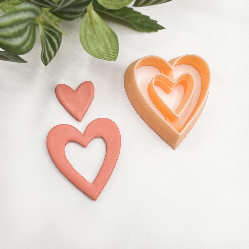 Heart Donut Clay Cutter | Window Cut Out -