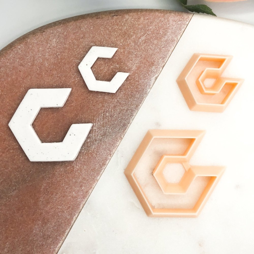 Hexagon Hoop Polymer Clay Cutter -