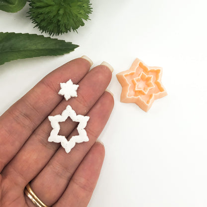 Snowflake Donut Clay Cutter