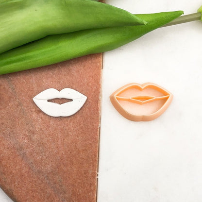 Lips Clay Cutter | Pout Kiss Valentines -