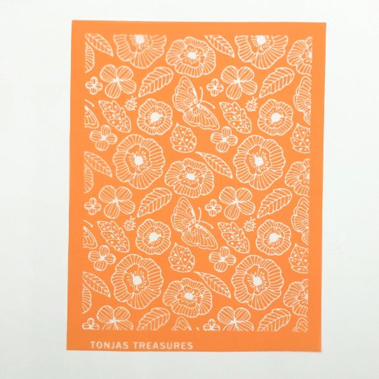 Magical Garden Silkscreen | Cute Mix of Butterflies, Flowers, Ladybirds and Leaves -