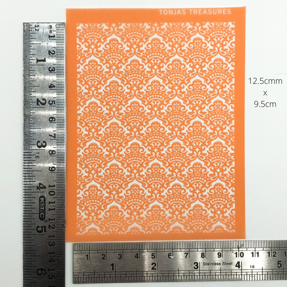 Mini Gingham Houndstooth Duo Silkscreen Stencil -