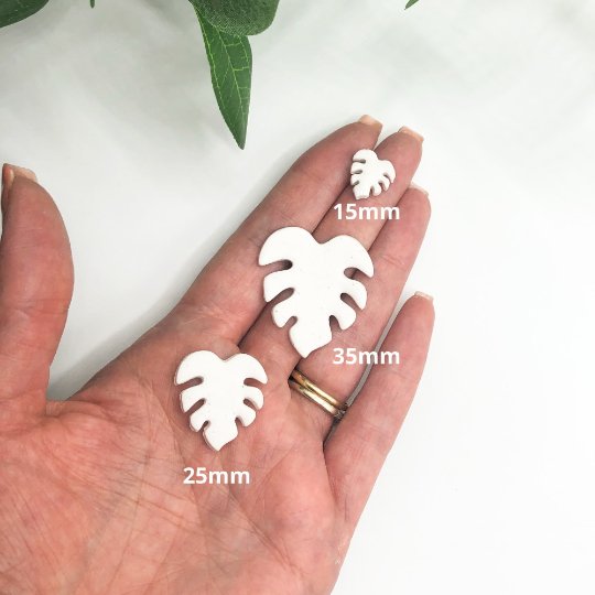 Monstera Leaf Clay Cutter | Polymer Clay Cutters | Tropical Leaves -