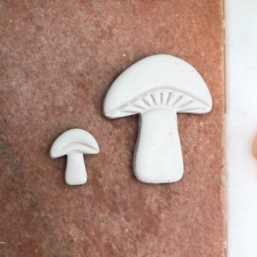 Mushroom Clay Cutter | Embossed -