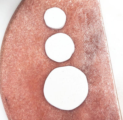 Organic Circle Clay Cutter | Misshapen Round Pebble Shape -