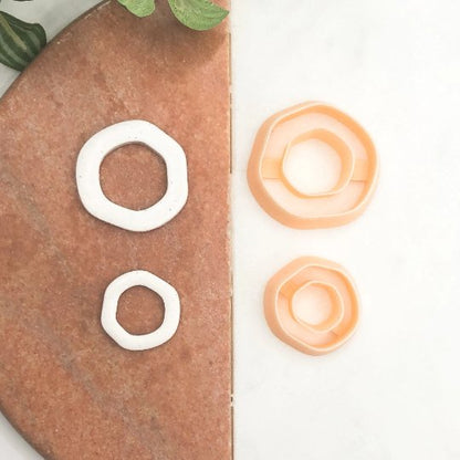Organic Slim Circle Clay Cutter | Donut -