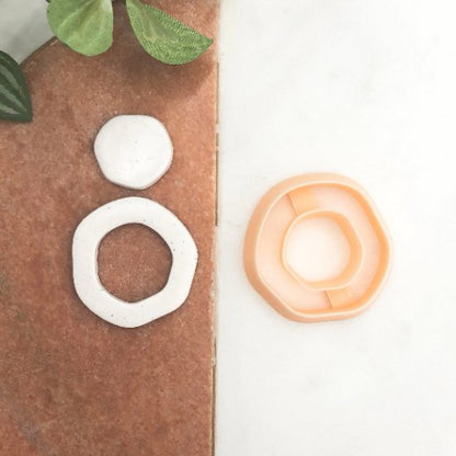 Organic Slim Circle Clay Cutter | Donut -