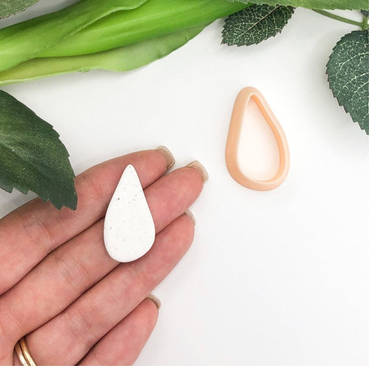 Organic Teardrop Clay Cutter -