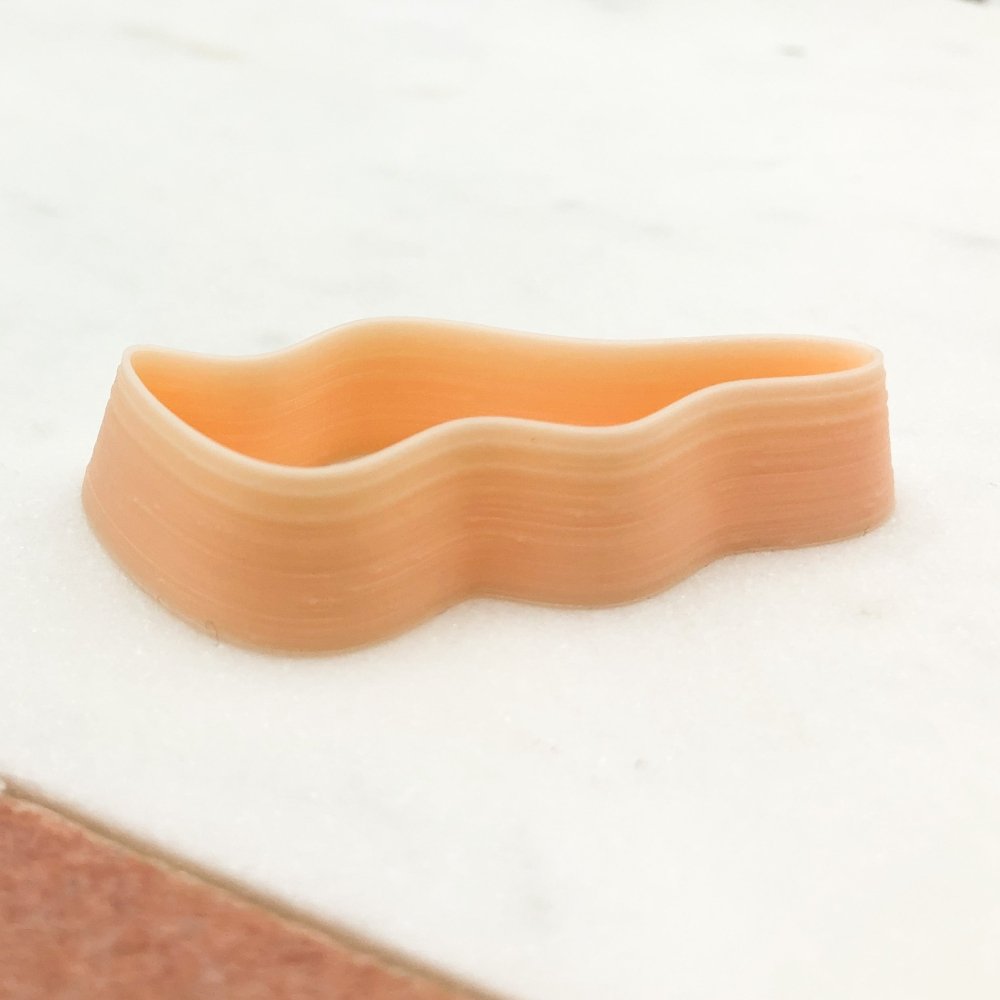 Organic Wavy Drop Clay Cutter | Mirror Set or Single -