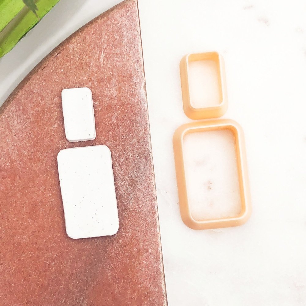 Rectangle Clay Cutter with Rounded Corners -