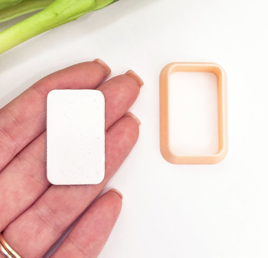 Rectangle Clay Cutter with Rounded Corners -