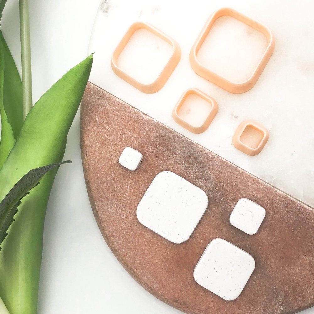 Rounded Square Polymer Clay Cutter -