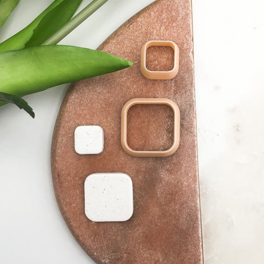 Rounded Square Polymer Clay Cutter -