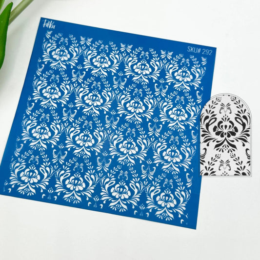 Santorini Silkscreen Stencil | Greek Inspired Pattern -