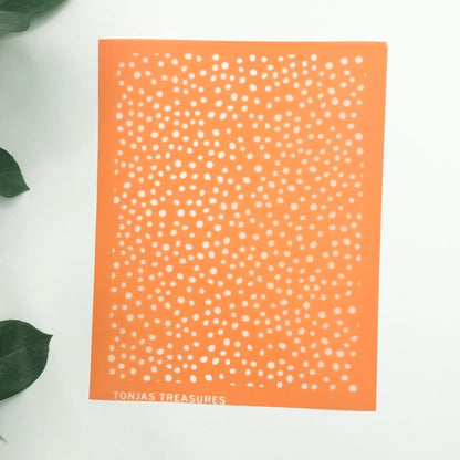 Seeing Spots Silkscreen | Dots | Polymer Clay -