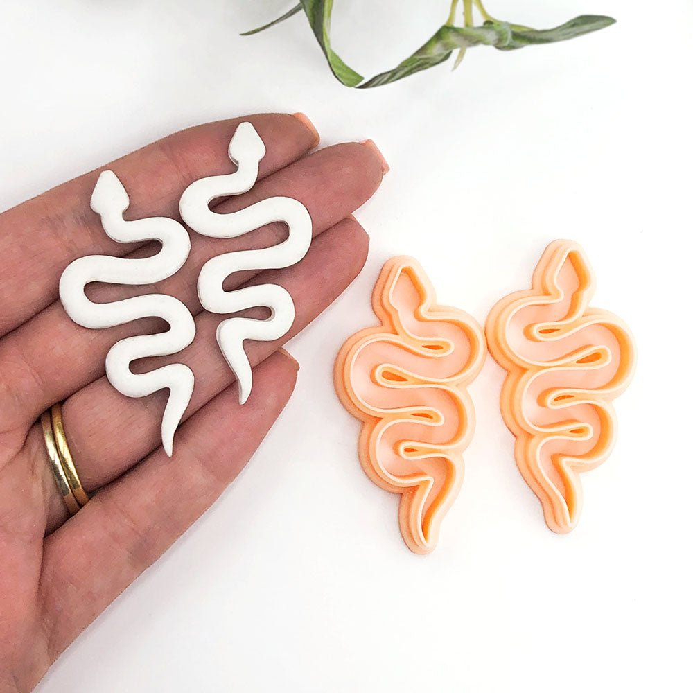 Snake Polymer Clay Cutter | Single or Mirrored Set -