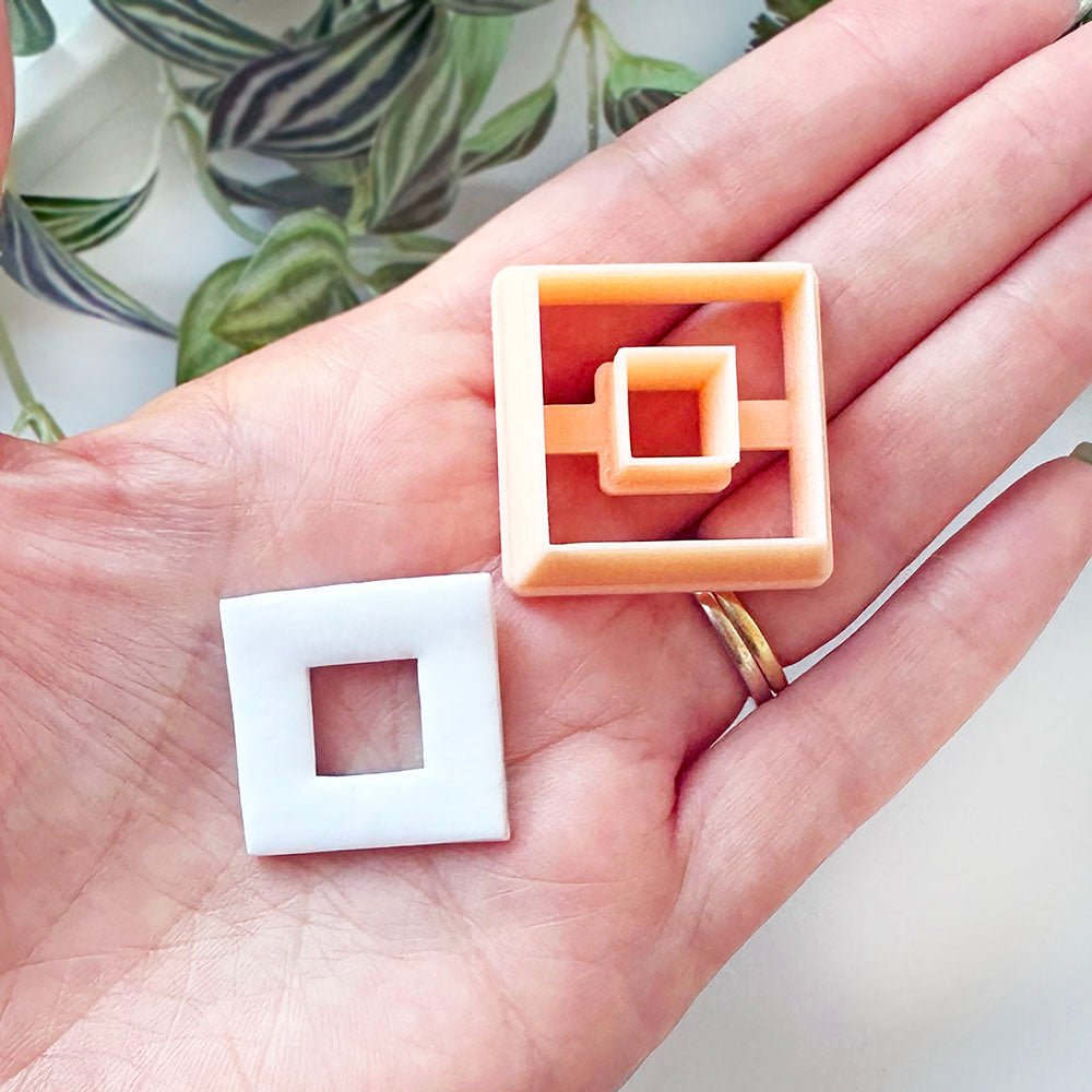 Square Donut Clay Cutter | Window Cut-Out -