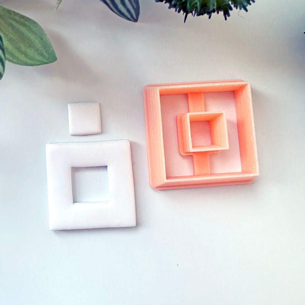 Square Donut Clay Cutter | Window Cut-Out -