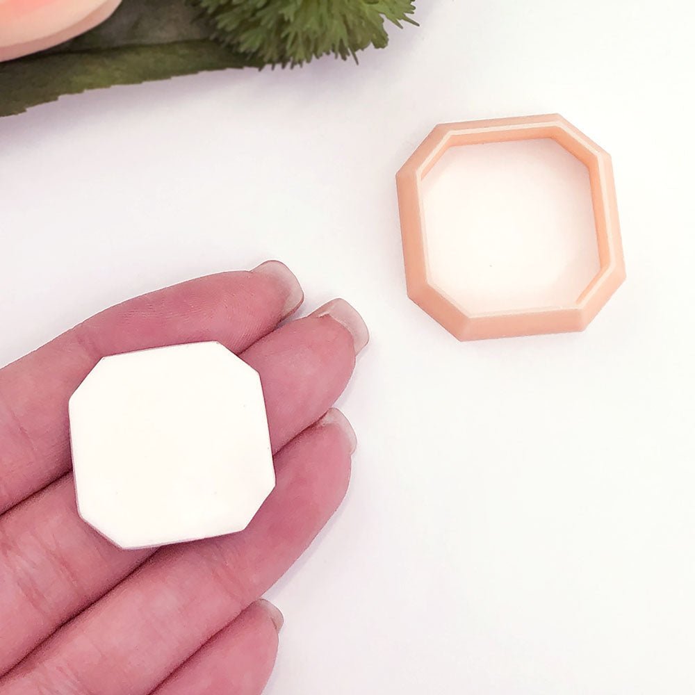 Square w/ Cut Corners Clay Cutter | Octagon Shape -