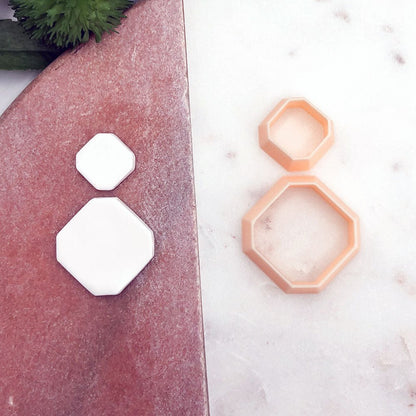 Square w/ Cut Corners Clay Cutter | Octagon Shape -