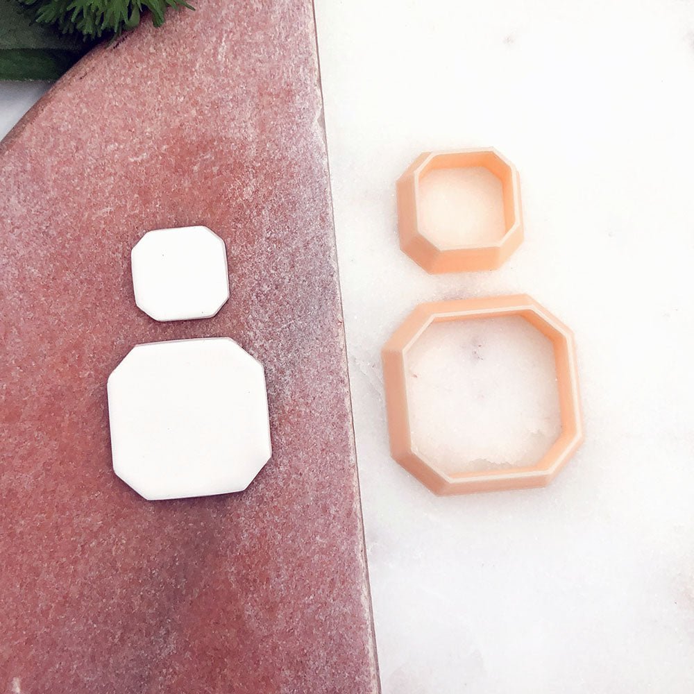 Square w/ Cut Corners Clay Cutter | Octagon Shape -