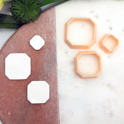 Square w/ Cut Corners Clay Cutter | Octagon Shape -