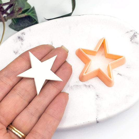 Star Clay Cutter | Five Point Celestial Themed -