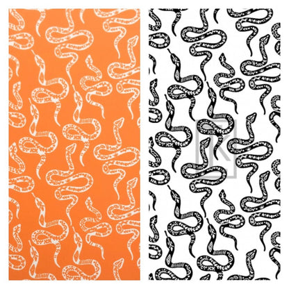 Tattoo Snakes Silkscreen Stencil -