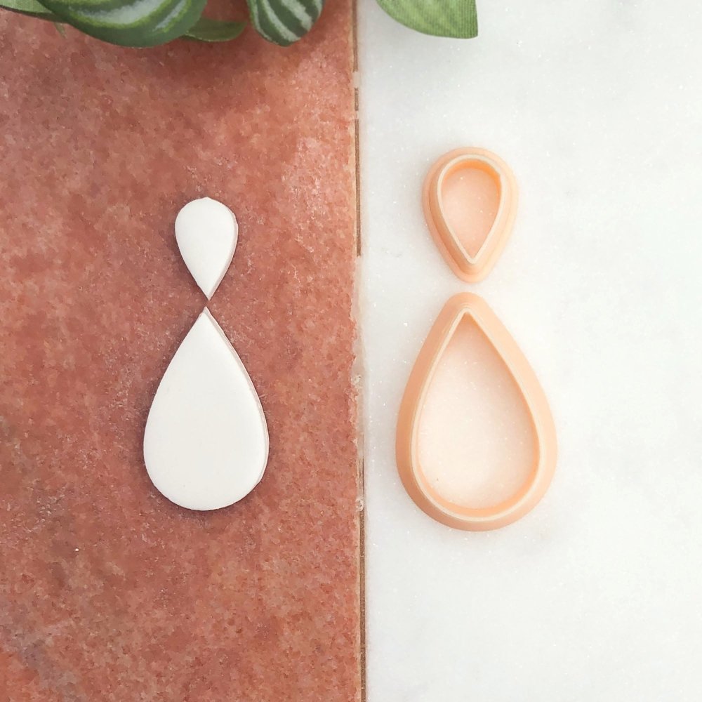 Teardrop Polymer Clay Cutter | Raindrop Shape -