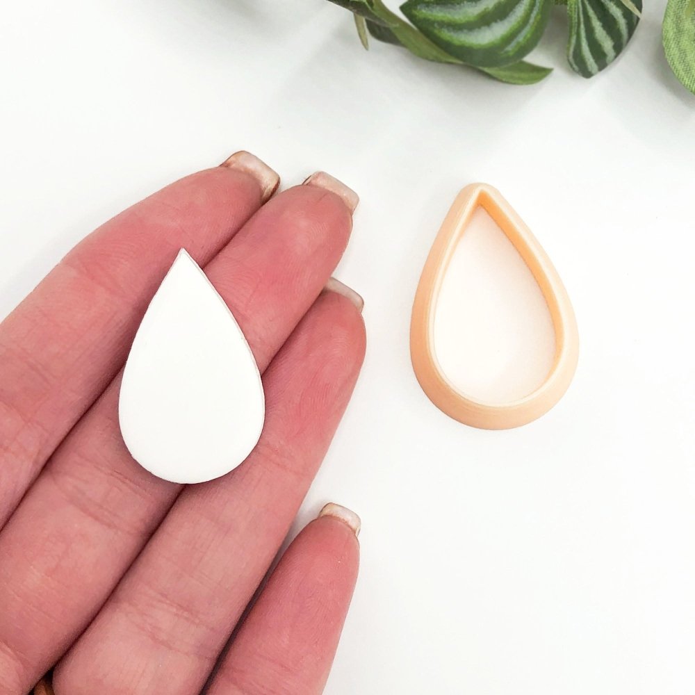 Teardrop Polymer Clay Cutter | Raindrop Shape -