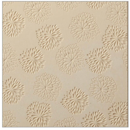 Texture Mat Mome Raths Embossed Flower Tile | Cool Tools US Rubber Stamp -