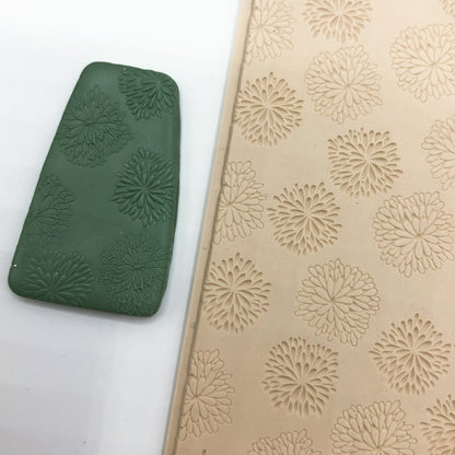 Texture Mat Mome Raths Embossed Flower Tile | Cool Tools US Rubber Stamp -