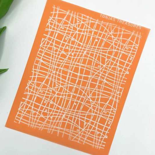 Tied In Knots Silkscreen for Polymer Clay -