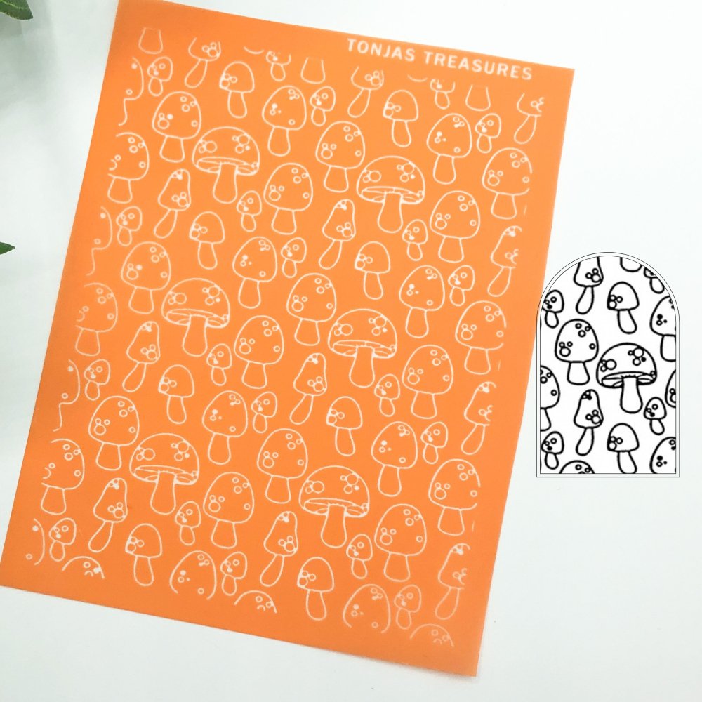 Toadstools | Mushrooms Silkscreen -