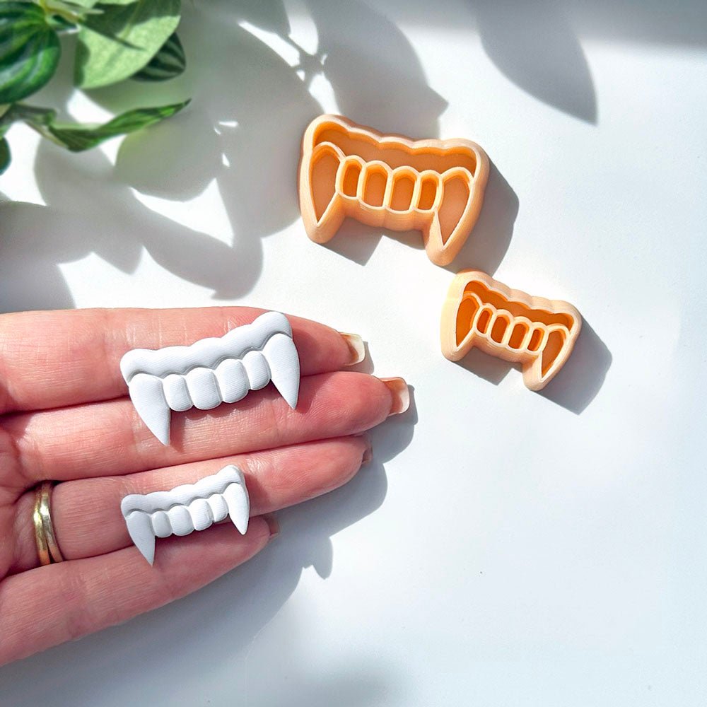 Vampire Fangs Clay Cutter | Dracula Teeth -