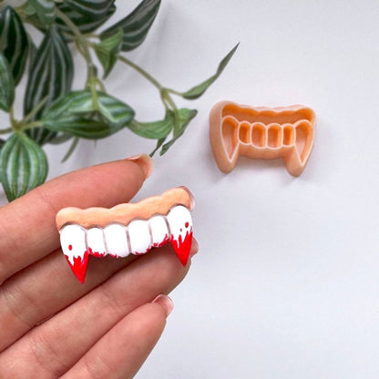 Vampire Fangs Clay Cutter | Dracula Teeth -