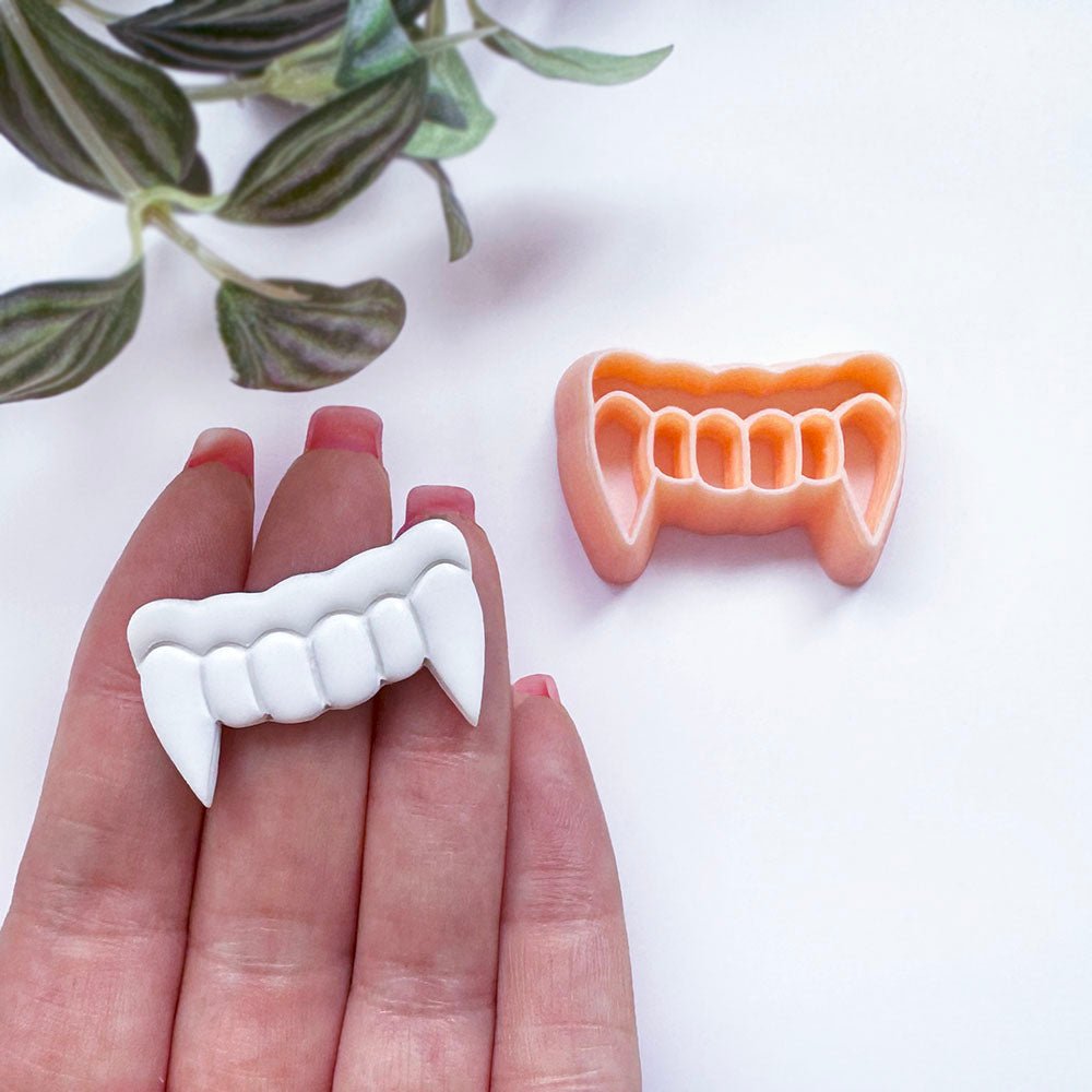 Vampire Fangs Clay Cutter | Dracula Teeth -